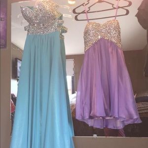 La Femme short prom dress